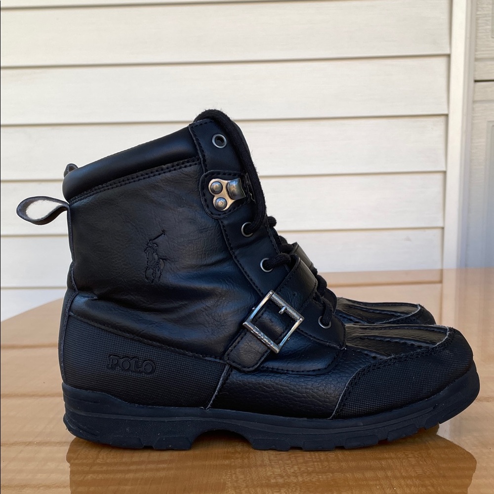 Polo Ralph Lauren Kids Colbey Mid Il Boots Size 5